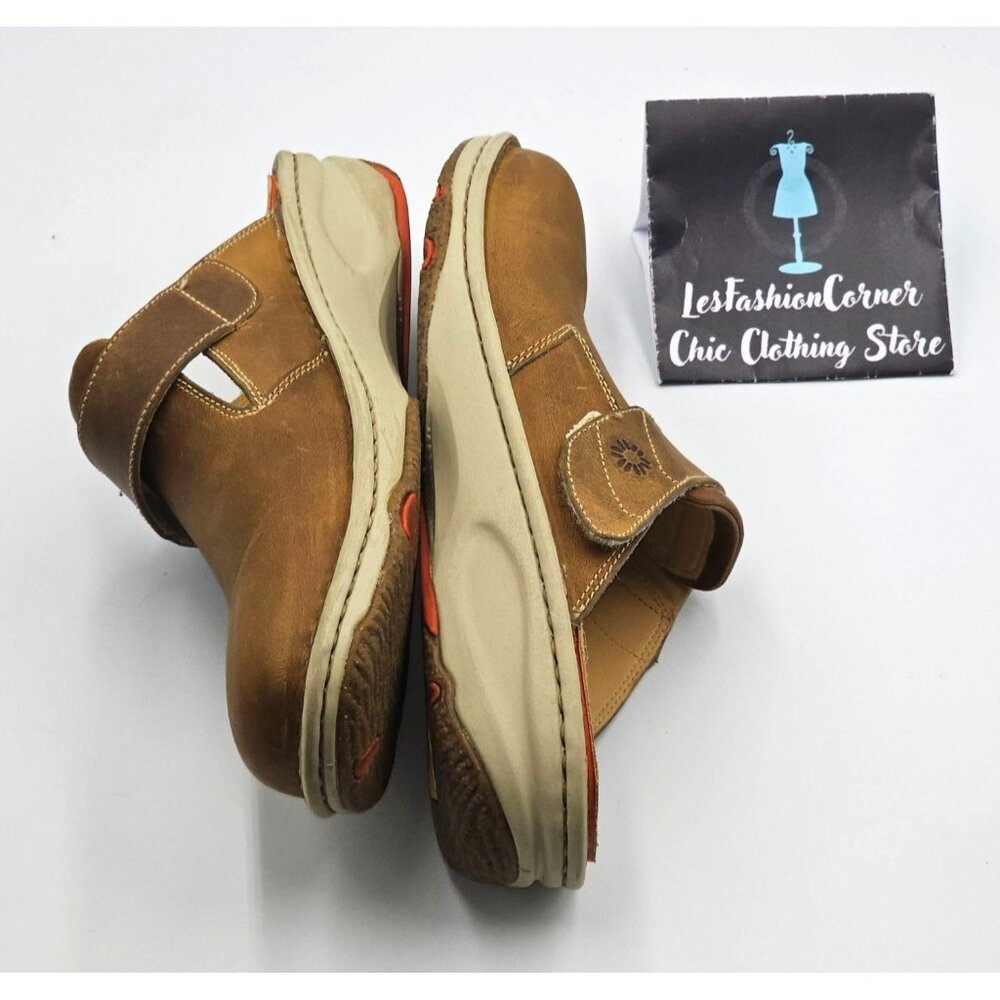 Zumfoot Women's Brown Leather  Slip-On Clog Size 11.5 (42M) 2534 - Picture 12 of 16
